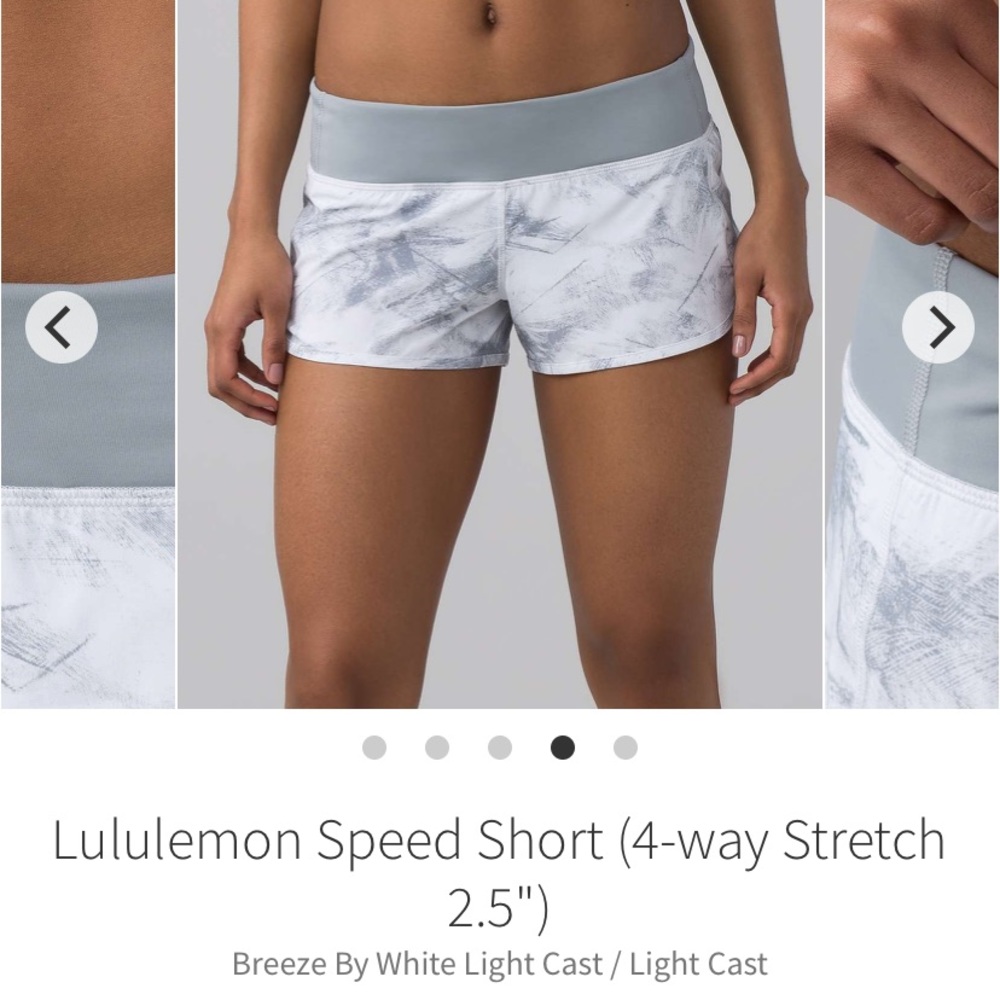 Lululemon Speed Short! Size 4, 2.5” length